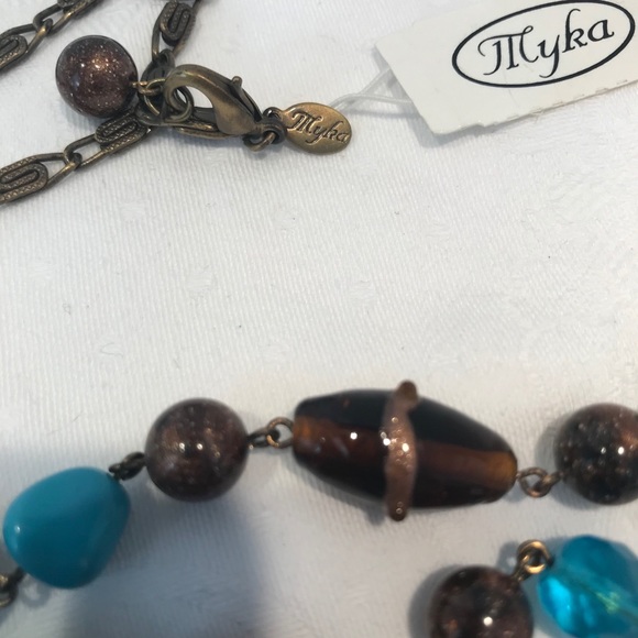 Myka, multi use belt/necklace / Swarovski beads. - Picture 5 of 5